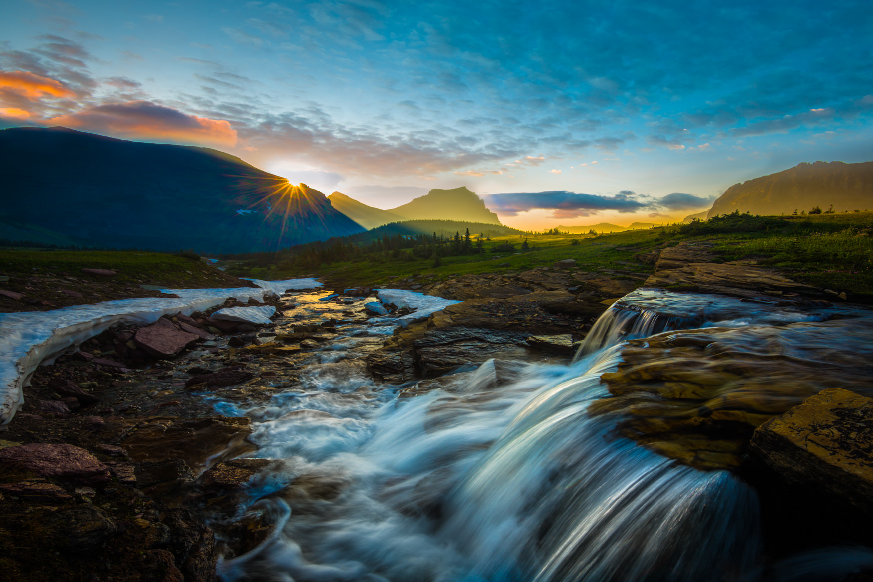 Morning on Logan Pass.2x3