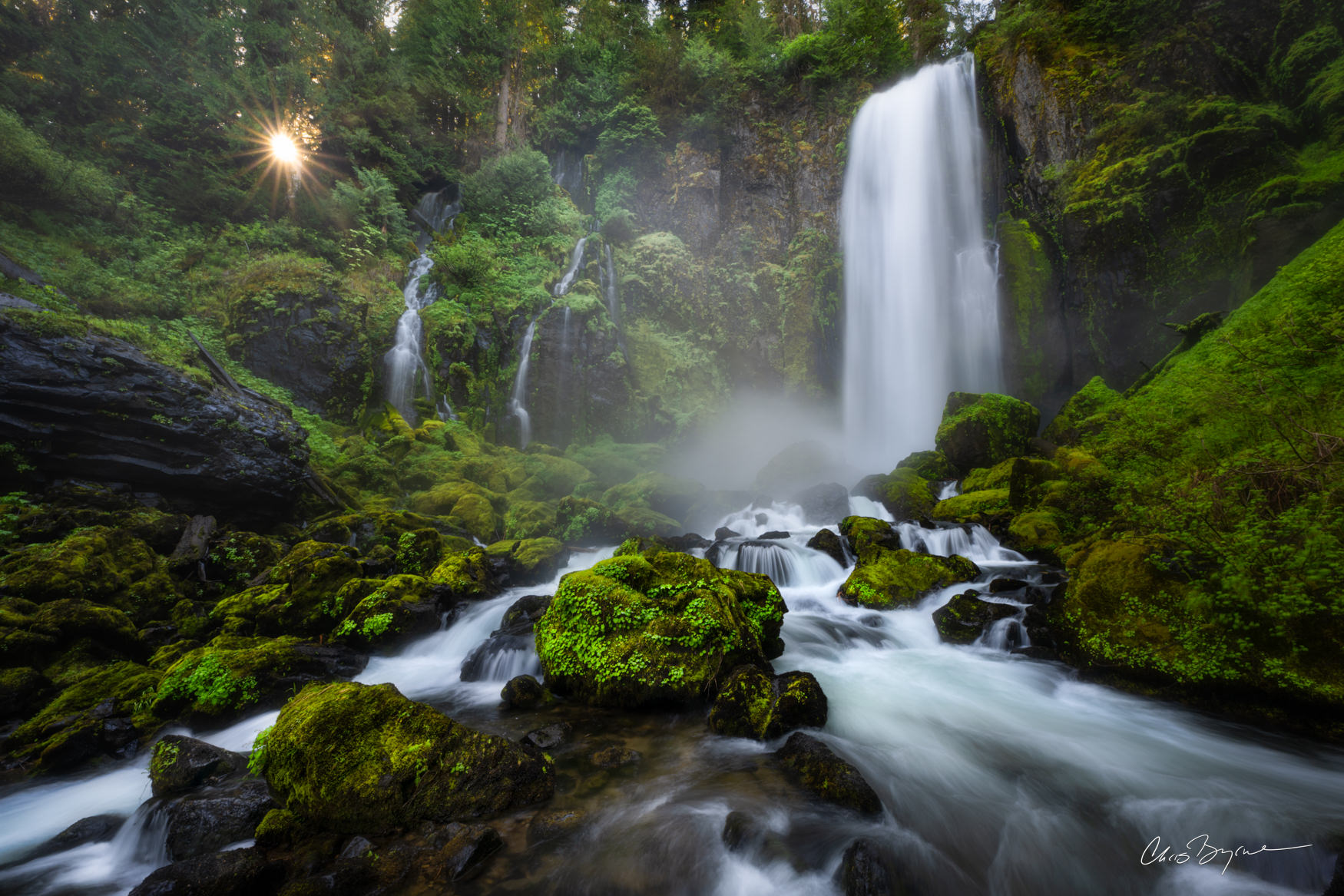 NEGATIVE IONS There's something in the air when you're standing in front of a waterfall. And this one in Washington seems to pull you in and...